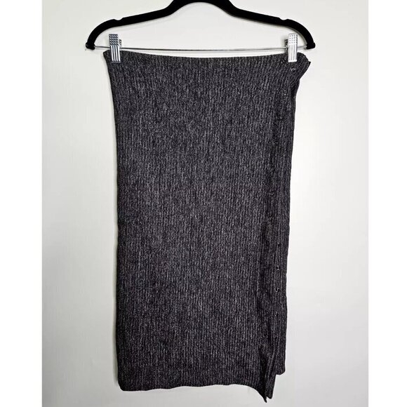 Lululemon Vinyasa Scarf Gray Button Snap Wrap Workout Cover Up One Size - Picture 1 of 8